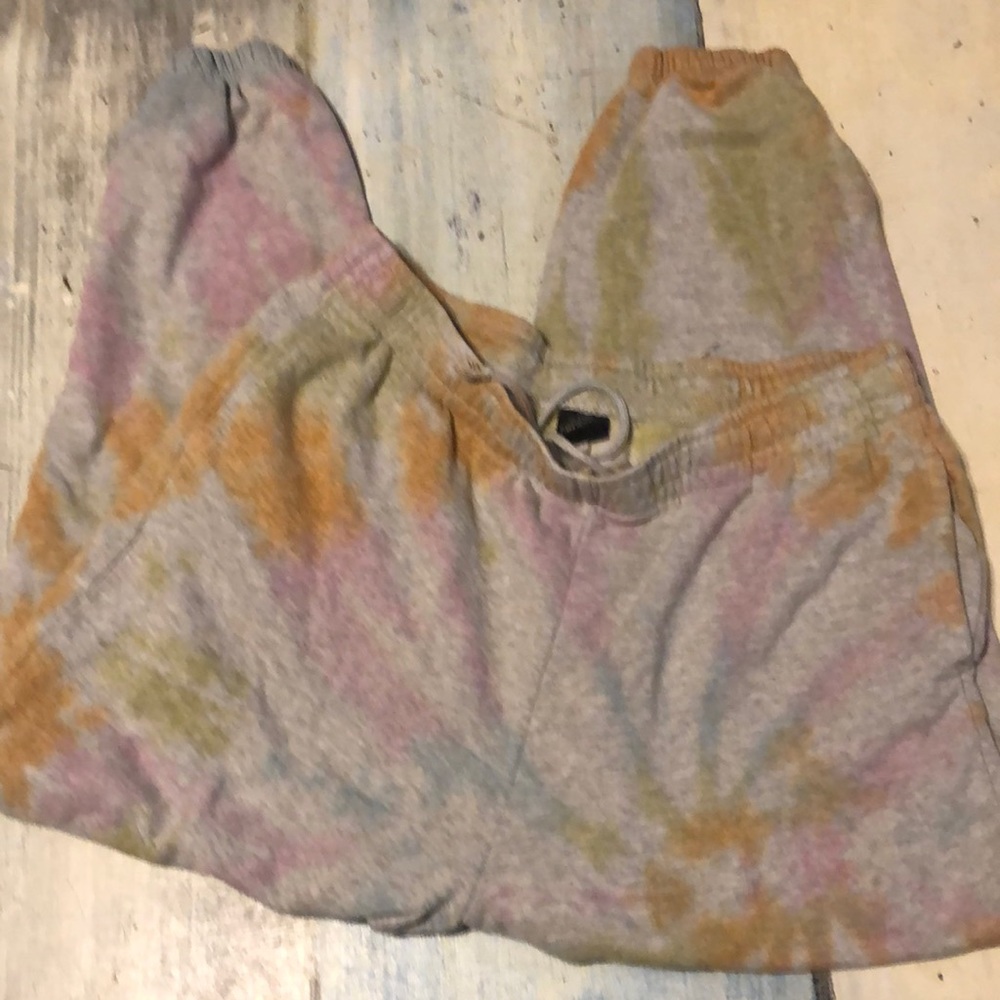 PACSUN grey tye dyed sweats size large